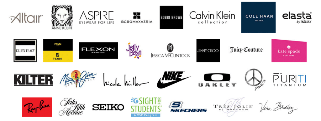 Logos of the Brands We Have Available